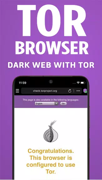 TOR Browser: OrNET Onion Web Capture d'écran 1