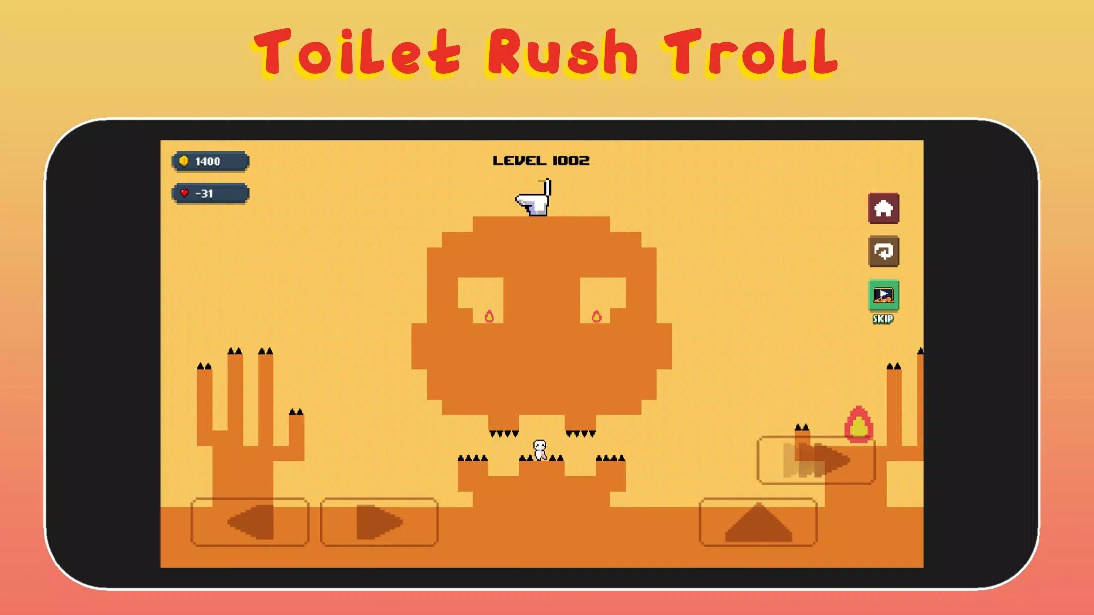 Toilet Rush Troll Скриншот 1