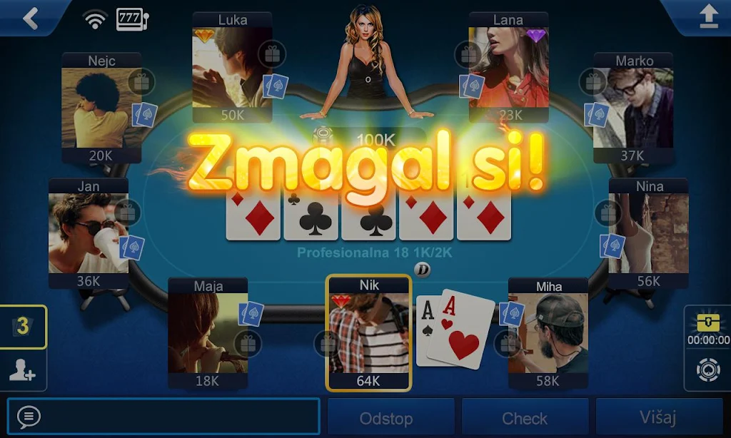 Poker Slovenia hd Captura de tela 3