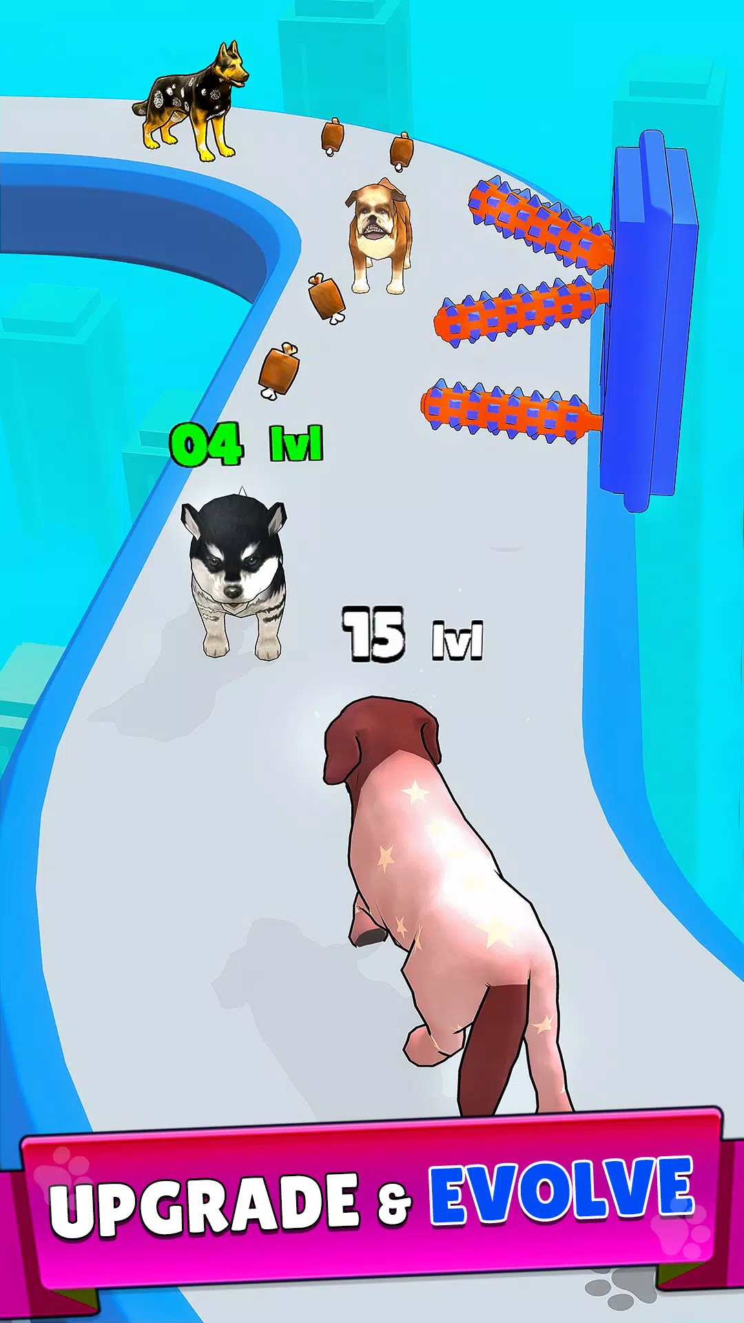 Dog Evolution Run स्क्रीनशॉट 1