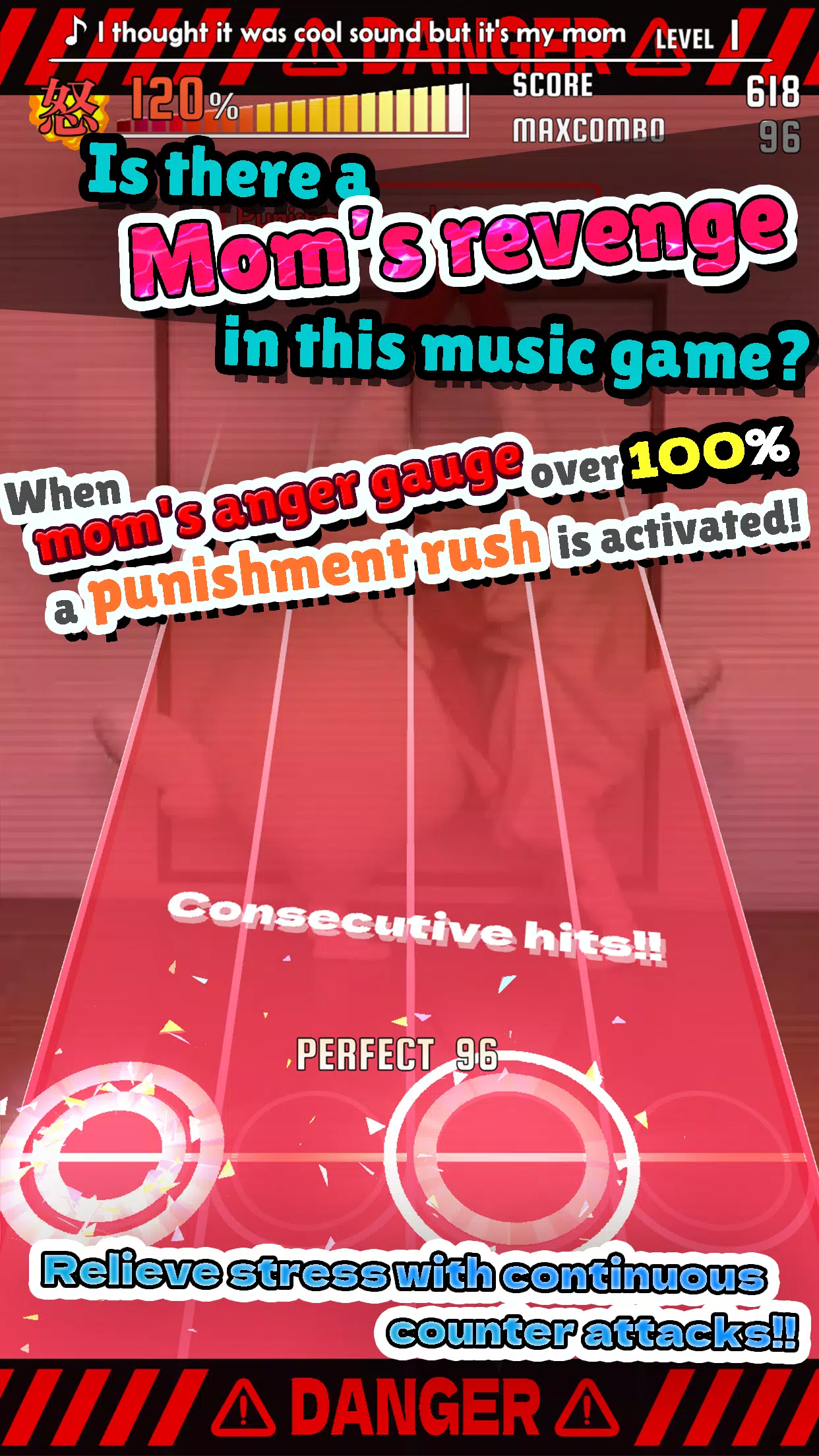 ChickenMom's rhythm game スクリーンショット 1