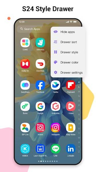 SO S24 Launcher for Galaxy S Скриншот 1