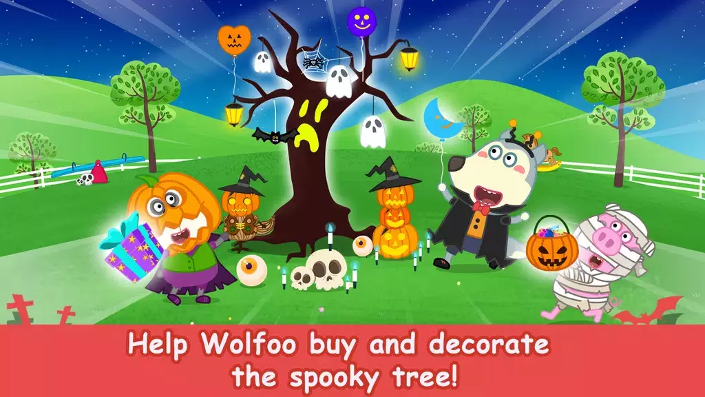 Wolfoo School Halloween Night ภาพหน้าจอ 3