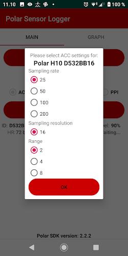 Polar Sensor Logger应用截图第2张