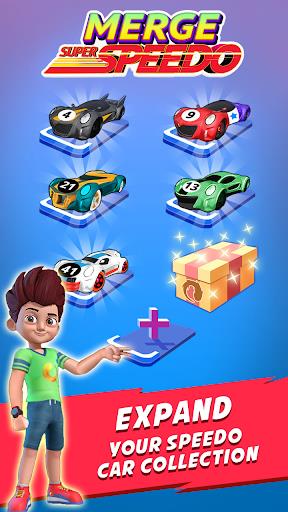 Merge Super Speedo - Kicko Car Tycoon Captura de pantalla 3