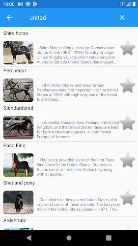 Horse breeds - Photos Screenshot 2