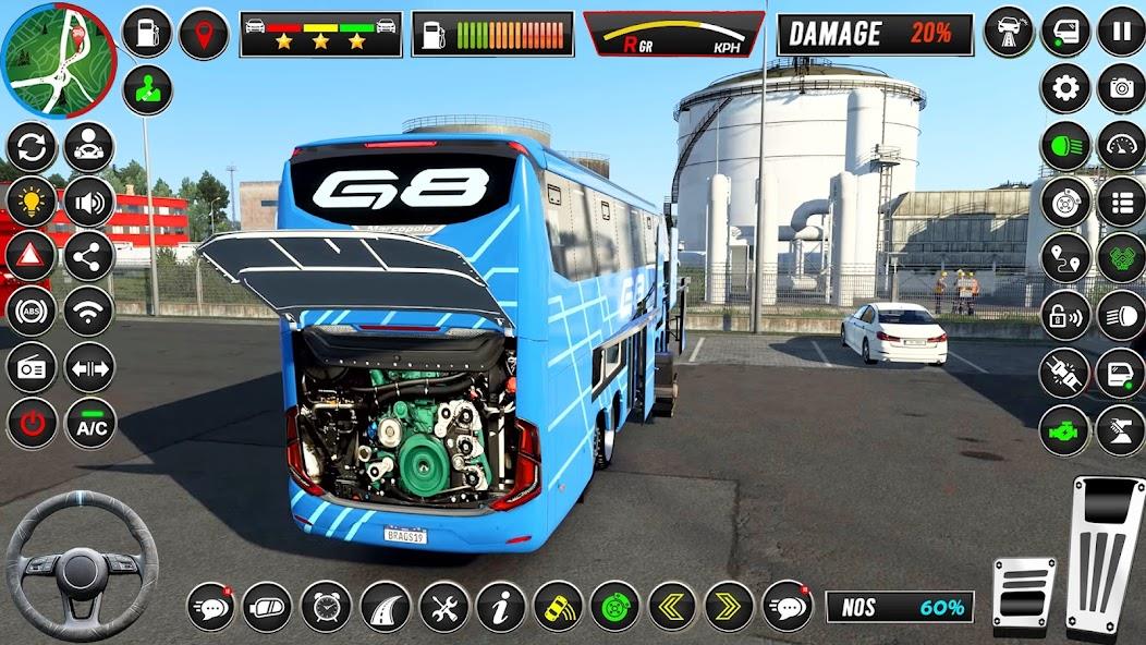 Coach Bus Driving- Bus Game Mod Schermafbeelding 2