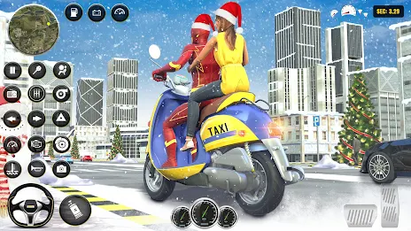 Superhero Bike Taxi: Bike Game Ekran Görüntüsü 1