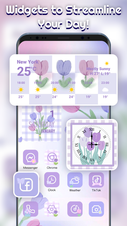 Themepack – App Icons, Widgets Mod स्क्रीनशॉट 3