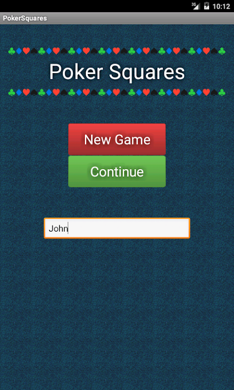 Poker Squares ภาพหน้าจอ 1