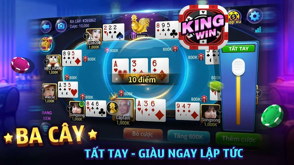 Schermata Game danh bai doi thuong King Win 1