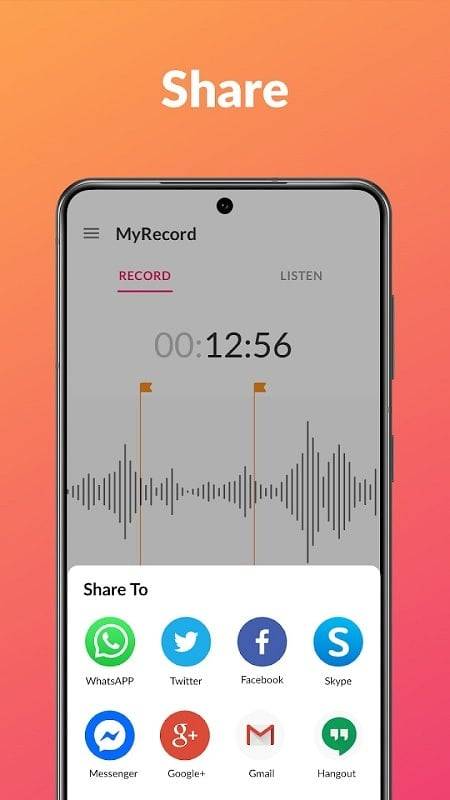 Schermata Voice Recorder & Voice Memos 0