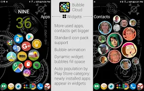 Bubble Cloud Widgets + Folders 스크린샷 0