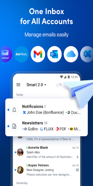 Spark Mail – AI Email Inbox स्क्रीनशॉट 0