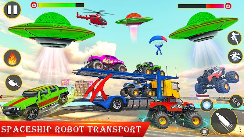 Spaceship Robot Transform Game ภาพหน้าจอ 1