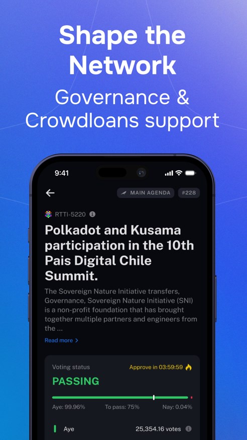 Nova Polkadot Wallet Ảnh chụp màn hình 2