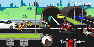 Indonesia Drag Bike Racing 3D Ảnh chụp màn hình 1