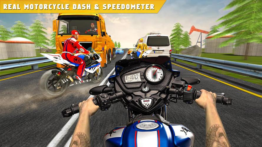 Highway Traffic Bike Race Moto應用截圖第1張