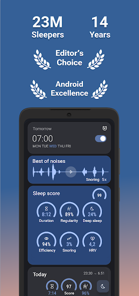Sleep as Android: サイクルアラーム スクリーンショット 0