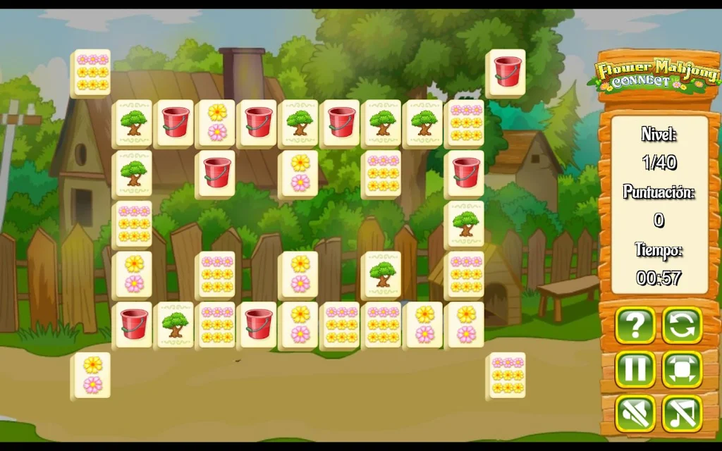 Flower Mahjong Flores স্ক্রিনশট 1