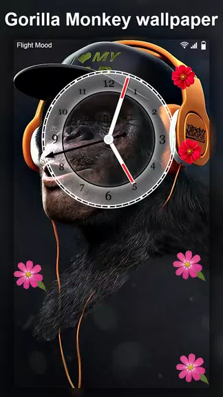 Gorilla Monkey Live Wallpaper Tangkapan skrin 1