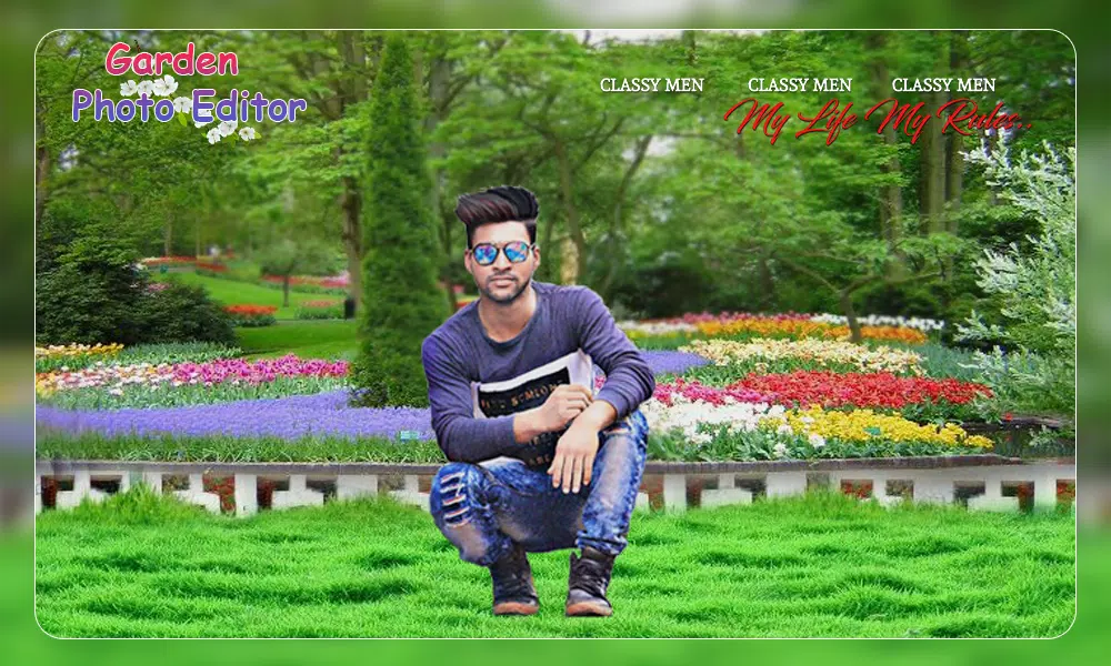 Garden Photo Frame Editor স্ক্রিনশট 3