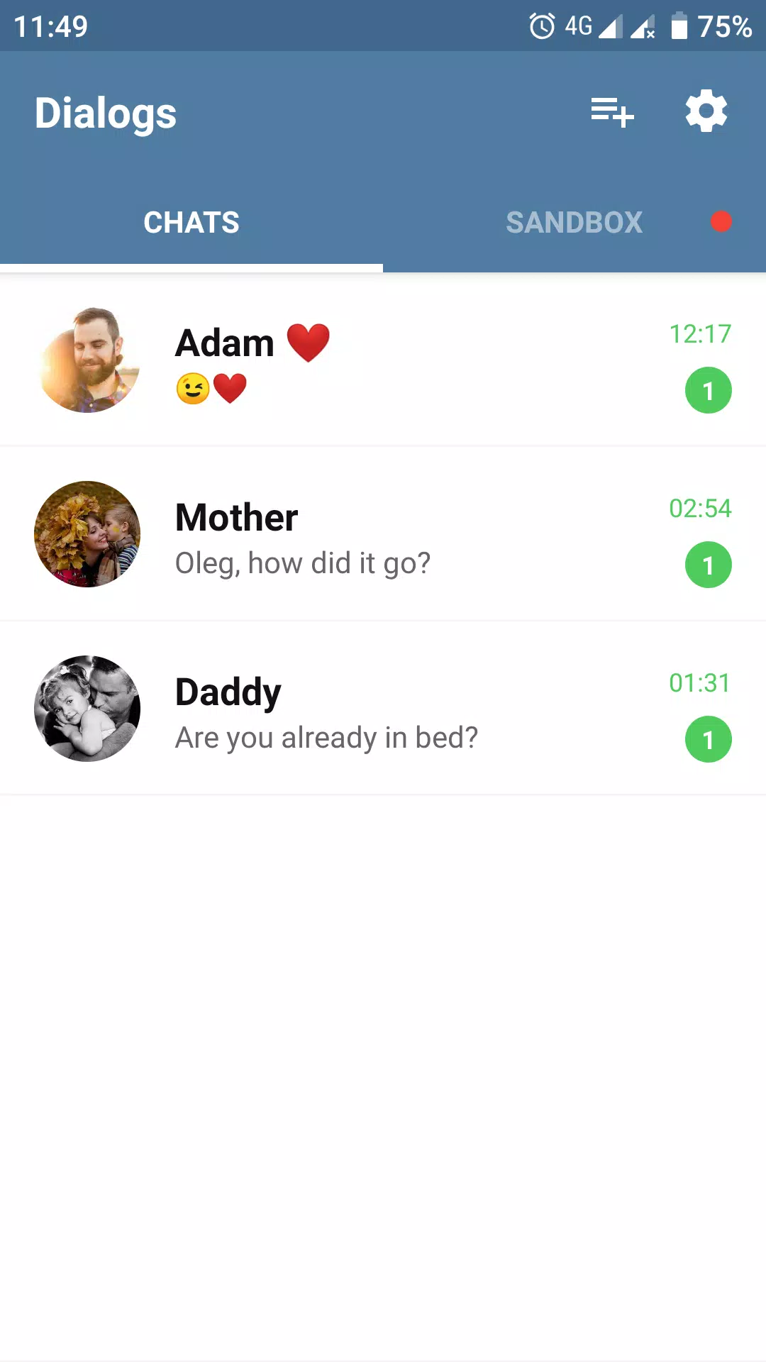 Fake Chat Story Messenger Скриншот 0