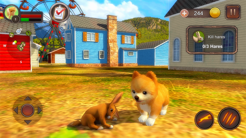 Pomeranian Dog Simulator Tangkapan skrin 2