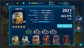 Virtual Truck Manager 2 Tycoon Tangkapan skrin 1