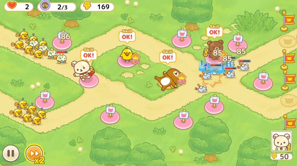 Korilakkuma Tower Defense Ảnh chụp màn hình 3