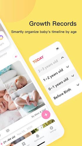 Bebememo - Smart Baby Journal Tangkapan skrin 1