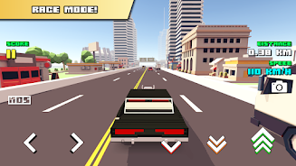 Blocky Car Racer - racing game Tangkapan skrin 3