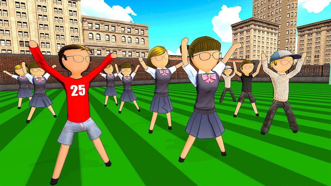 Stickman High School Girl Game Captura de pantalla 2