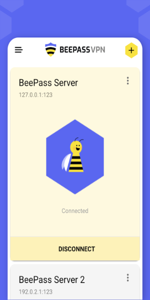 BeePass VPN: Easy & Secure स्क्रीनशॉट 1