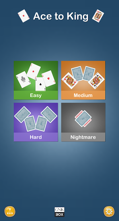 Ace to King - Find Card Games Screenshot 2