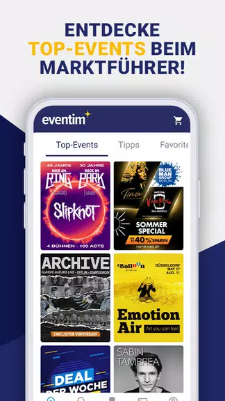 EVENTIM DE: Tickets für Events应用截图第0张