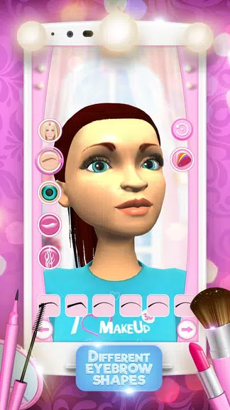 3D Makeup Games For Girls Tangkapan skrin 0