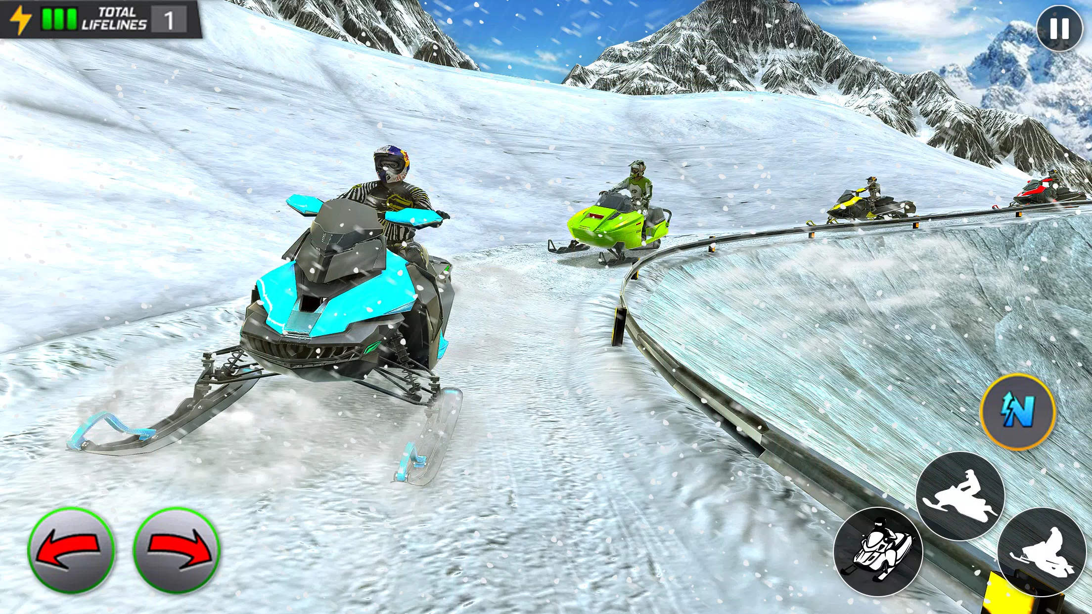 Crazy Skills Snowcross Games Скриншот 2