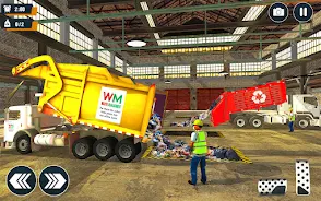 Real Garbage Truck Simulator ဖန်သားပြင်ဓာတ်ပုံ 3