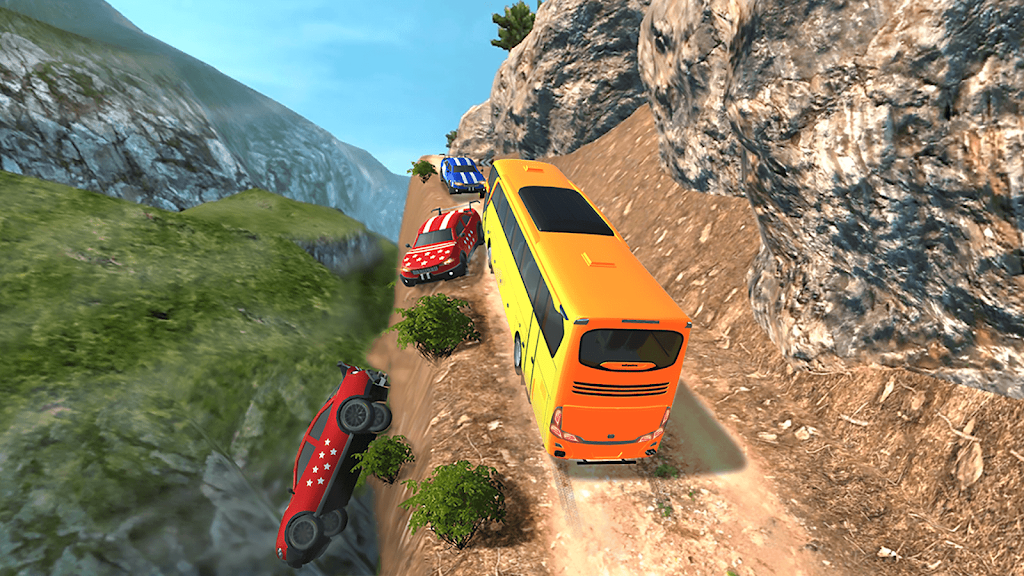 Risky Roads Bus Driver Offroad স্ক্রিনশট 0