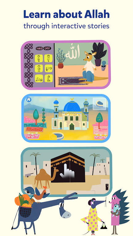 Miraj Muslim Kids Books Games 스크린샷 1