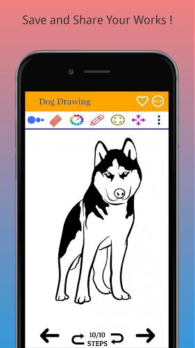 How to Draw Dog Step by Step Zrzut ekranu 2