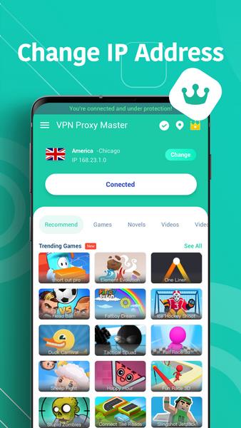 VPN Master - Super Vpn Proxy应用截图第1张