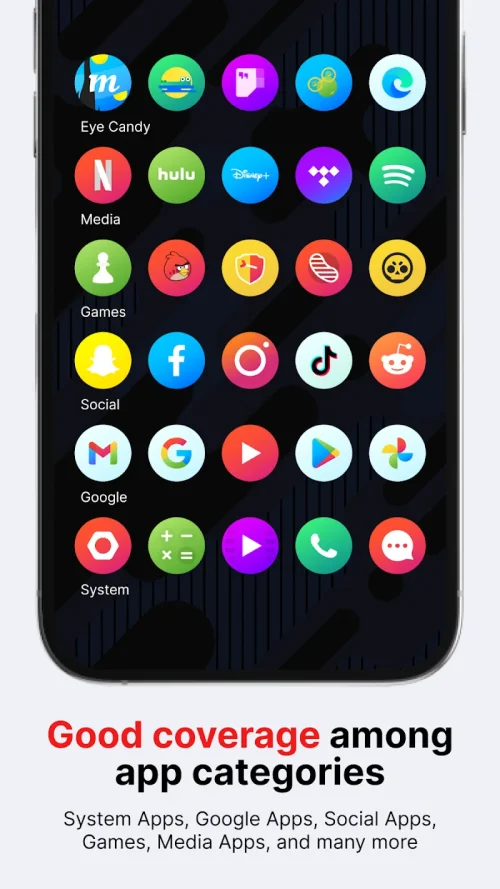 Hera Icon Pack: Circle Icons Ekran Görüntüsü 3