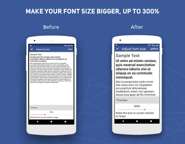 Big Font - Change Font Size & Text Size应用截图第0张