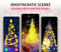 Christmas Tree Live Wallpaper ဖန်သားပြင်ဓာတ်ပုံ 2