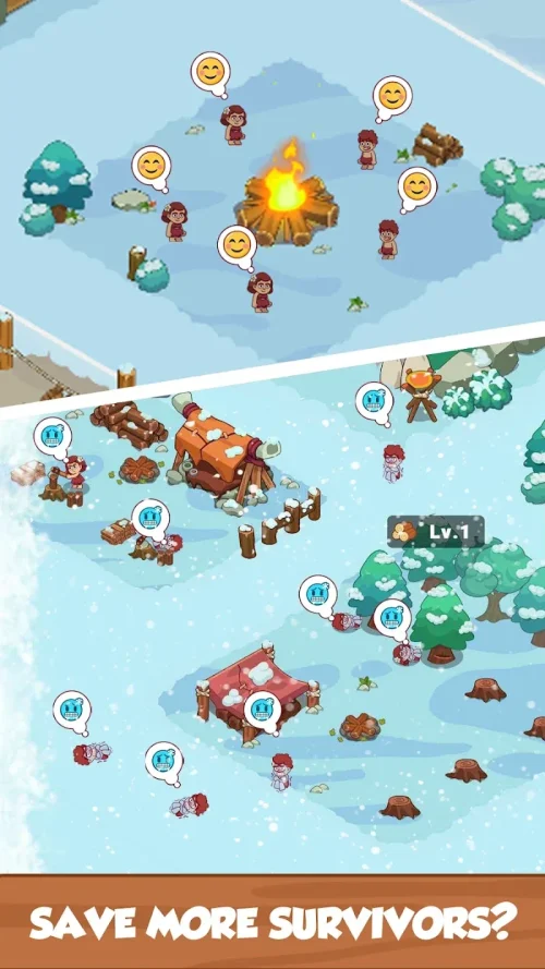 Icy Village: Tycoon Survival ဖန်သားပြင်ဓာတ်ပုံ 2