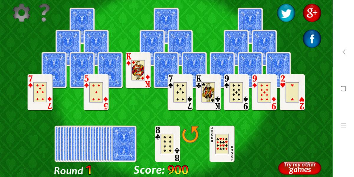 Vegas Solitaire TriPeaks Ảnh chụp màn hình 2