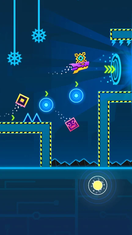 Block Dash: Geometry Jump Tangkapan skrin 1