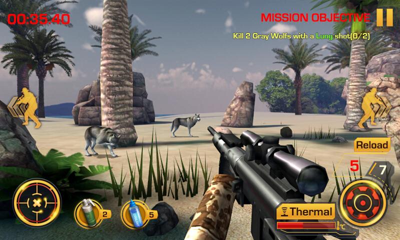 Wild Hunter 3D Mod ภาพหน้าจอ 1